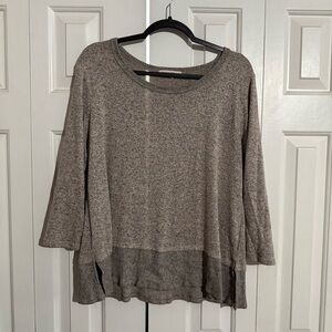 Brown Long Sleeve Top